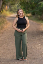 Load image into Gallery viewer, Presley Palazzo Pants - Olive | Women&#39;s Wide-Leg Pants
