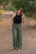 Load image into Gallery viewer, Presley Palazzo Pants - Olive | Women&#39;s Wide-Leg Pants
