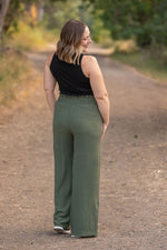 Load image into Gallery viewer, Presley Palazzo Pants - Olive | Women&#39;s Wide-Leg Pants
