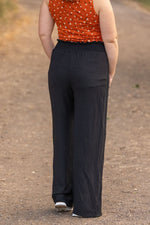 Load image into Gallery viewer, Presley Palazzo Pants - Black | Women&#39;s Wide-Leg Pants
