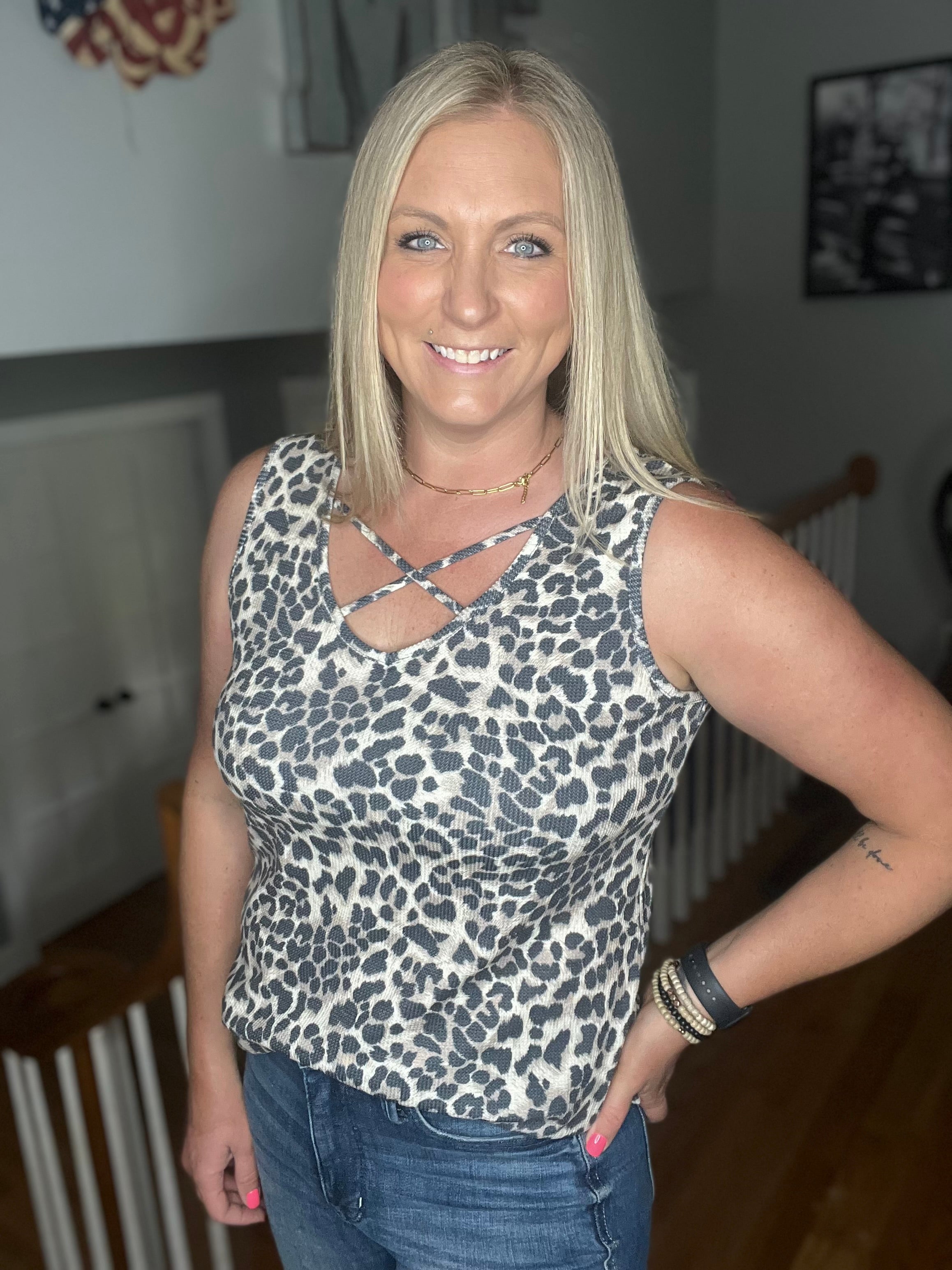 Wild Instinct Crisscross Tank FINAL SALE