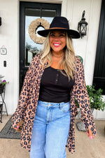 Load image into Gallery viewer, Lola Cardigan in Leopard *HALF PAYMENT DUE NOW, HALF DUE ON ARRIVAL*
