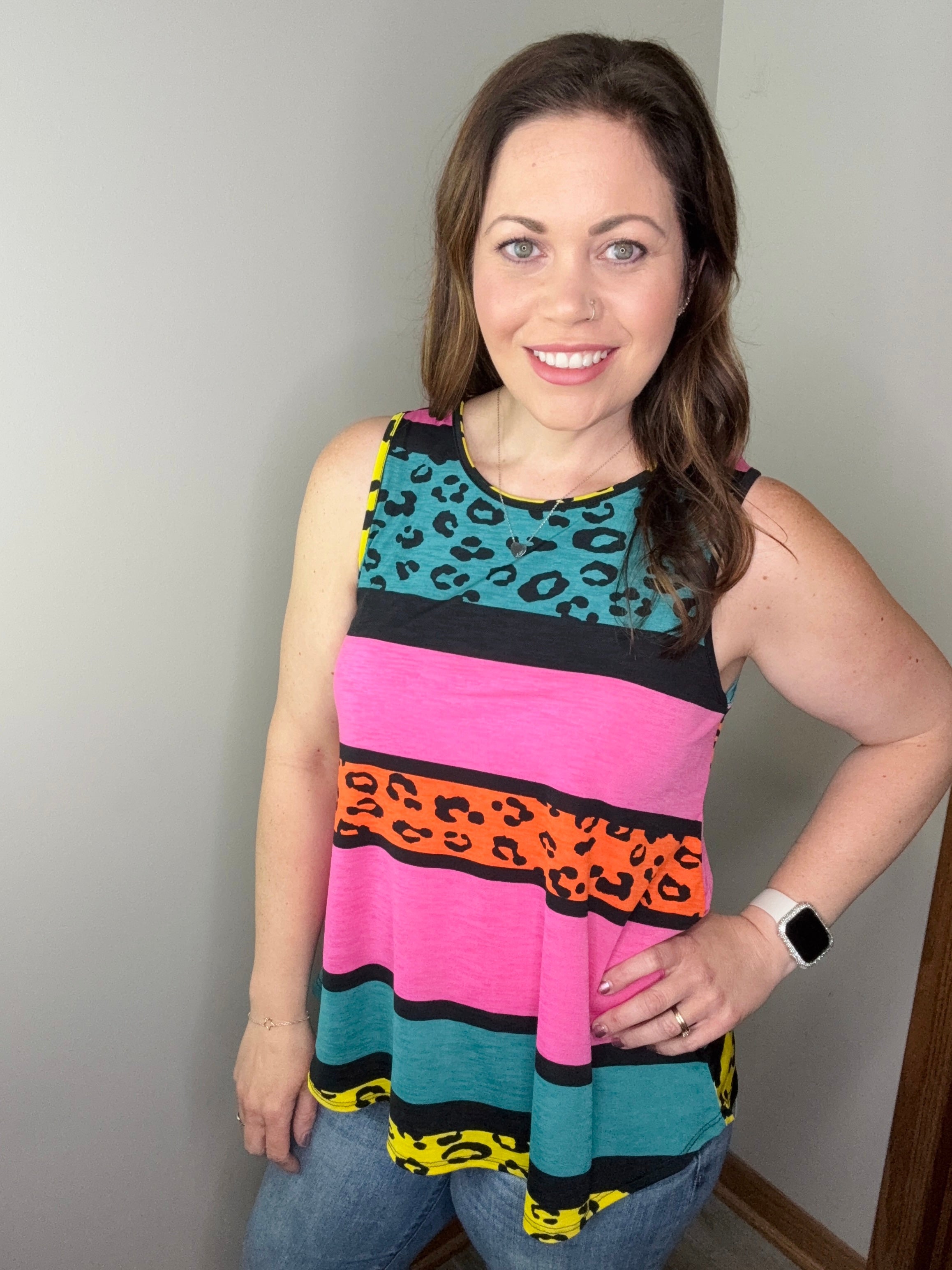 Wild Stripes Tank FINAL SALE