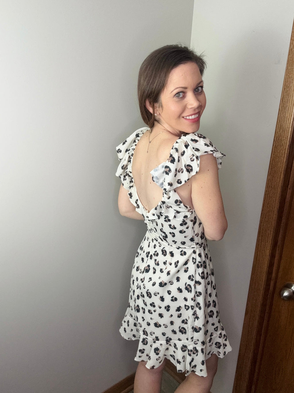 Sweet Safari Ruffle Dress