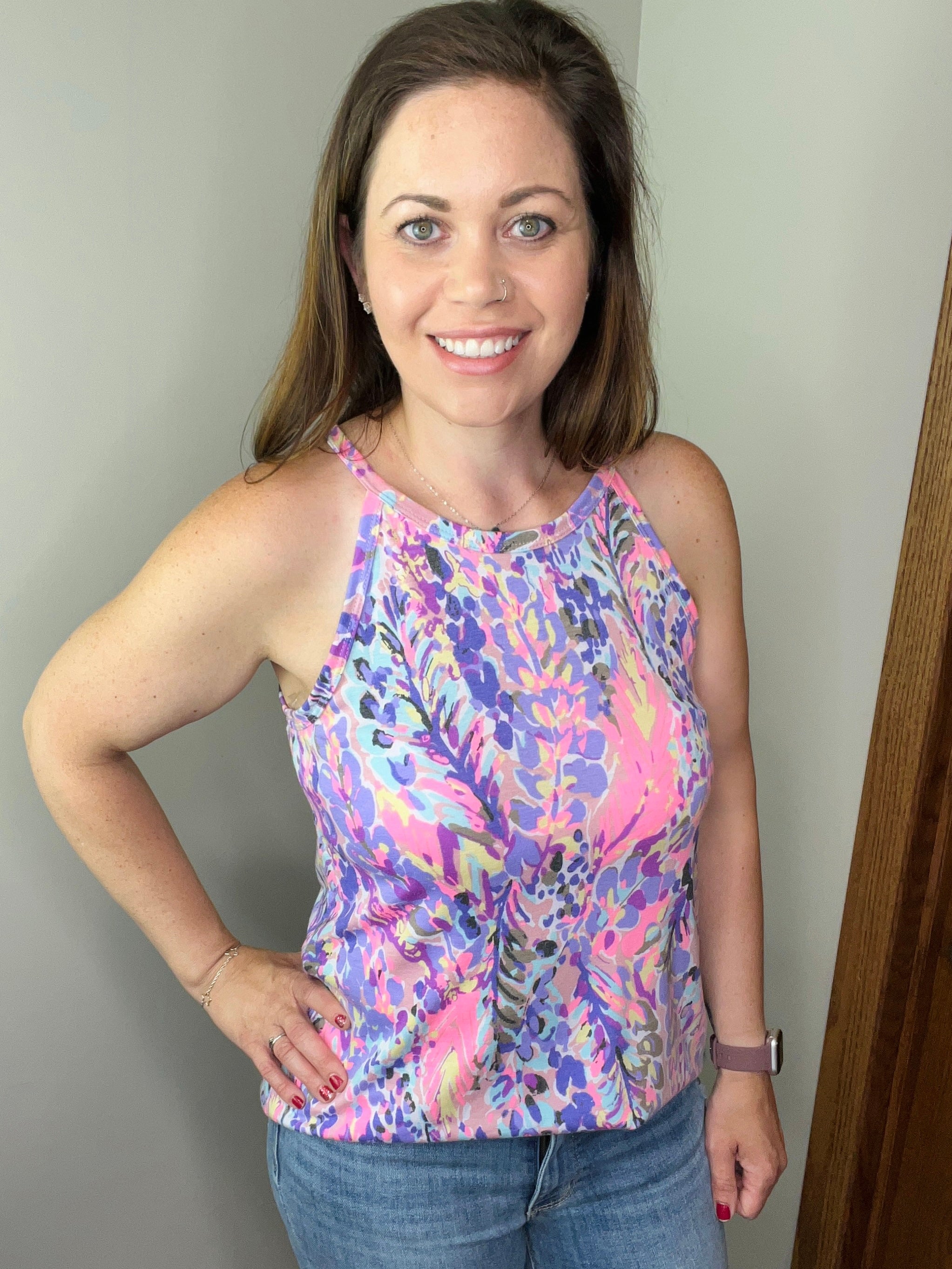 Hold Me Up Tank In Plum FINAL SALE