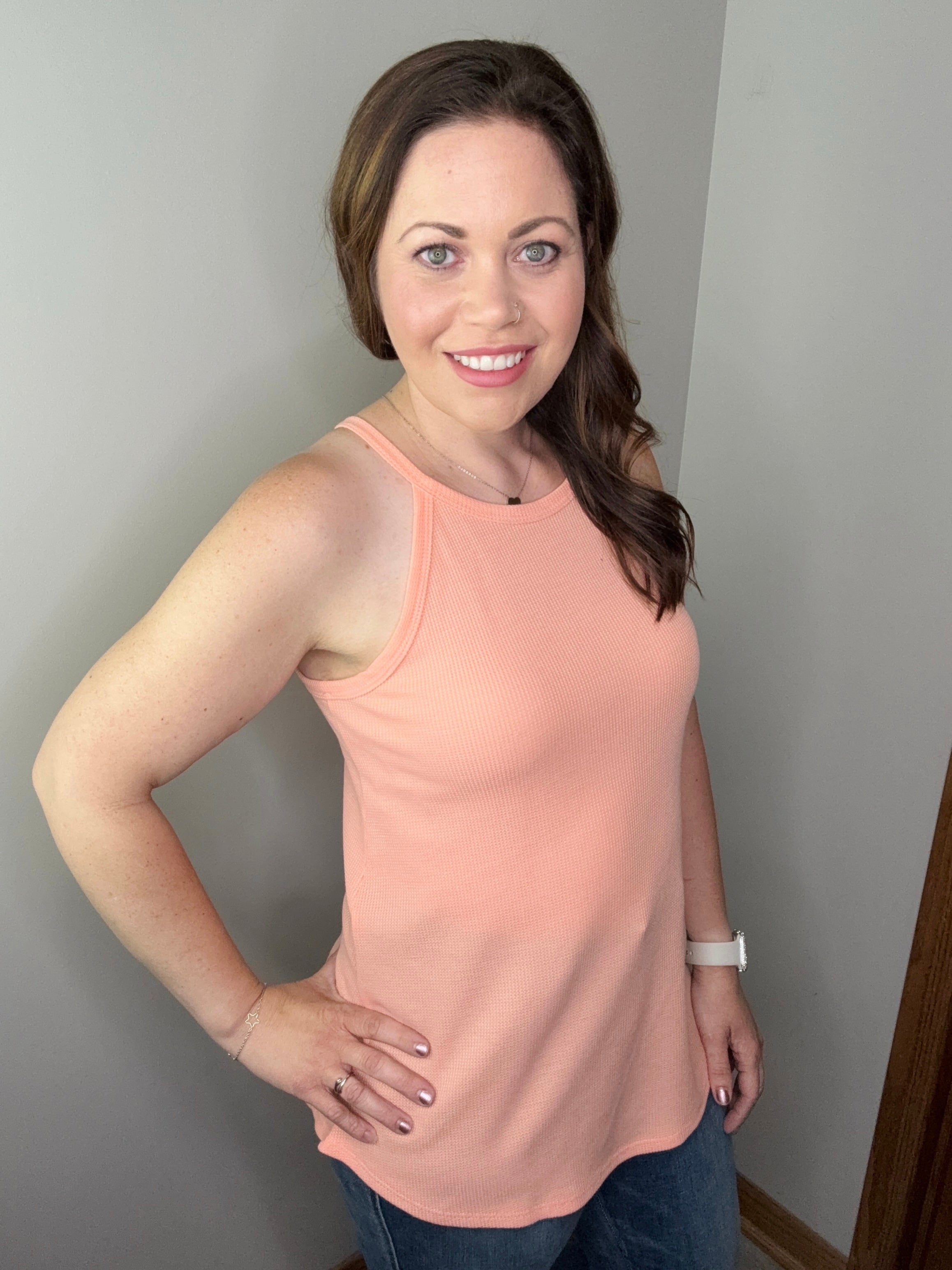 Orange Surprised Tank FINAL SALE