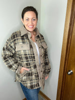 Load image into Gallery viewer, Huxley Plaid Jacket In Brown
