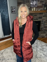 Load image into Gallery viewer, Polar Vest In Brick
