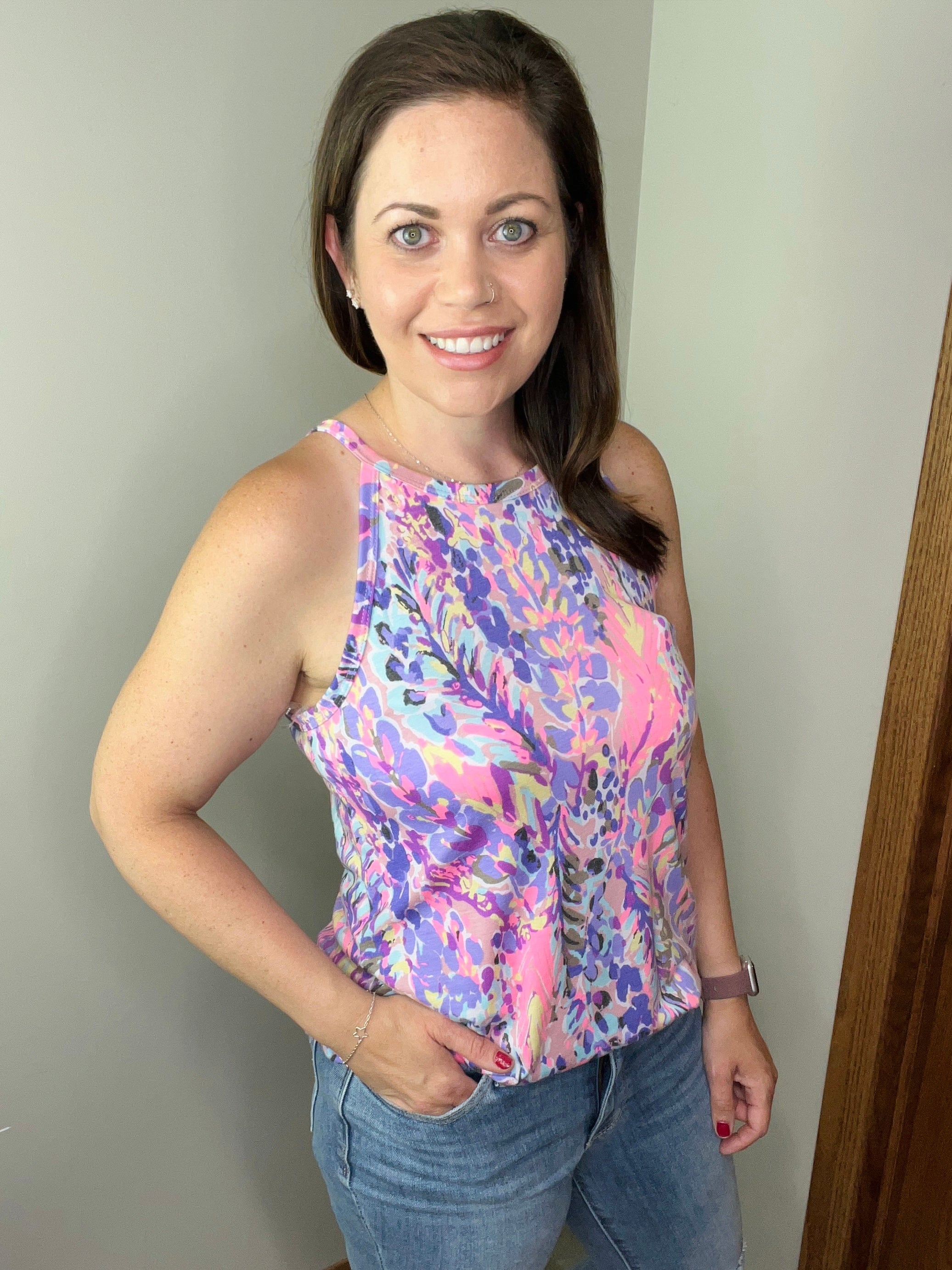 Hold Me Up Tank In Plum FINAL SALE