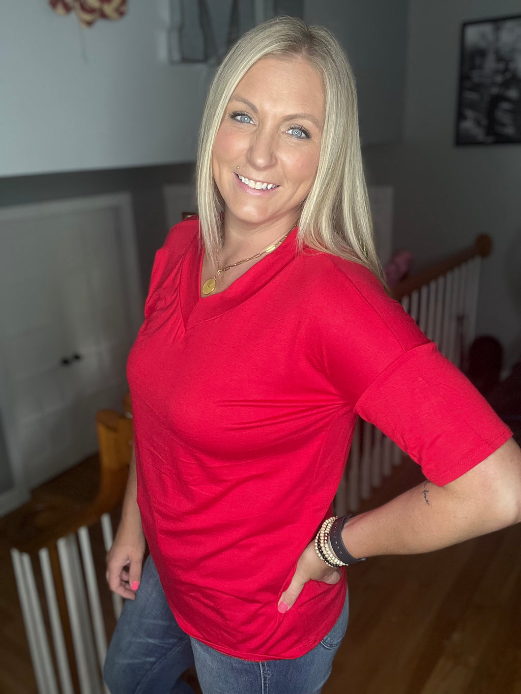 Remember Me Top In Red FINAL SALE