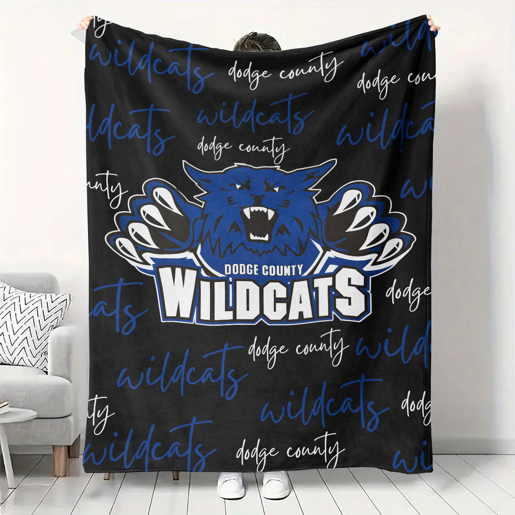 Dodge County Wildcats Fleece Blanket