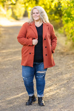 Load image into Gallery viewer, Scarlett Sweater Jacket - Pumpkin
