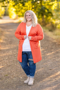 Classic Cardigan - Pumpkin