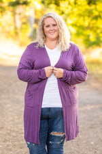 Load image into Gallery viewer, Classic Cardigan - Purple
