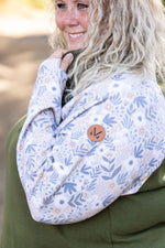 Load image into Gallery viewer, Zoey ZipCowl - Olive and Boho Floral
