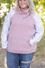 Load image into Gallery viewer, Zoey ZipCowl - Pink and Blush Floral
