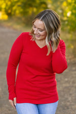 Load image into Gallery viewer, Leah Long Sleeve Top - Red
