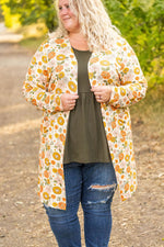 Load image into Gallery viewer, Classic Cardigan - Fall Boho Floral
