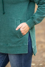 Load image into Gallery viewer, Vintage Wash Hoodie - Hunter Green
