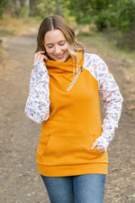 Load image into Gallery viewer, Zoey ZipCowl - Mustard and Harvest Floral
