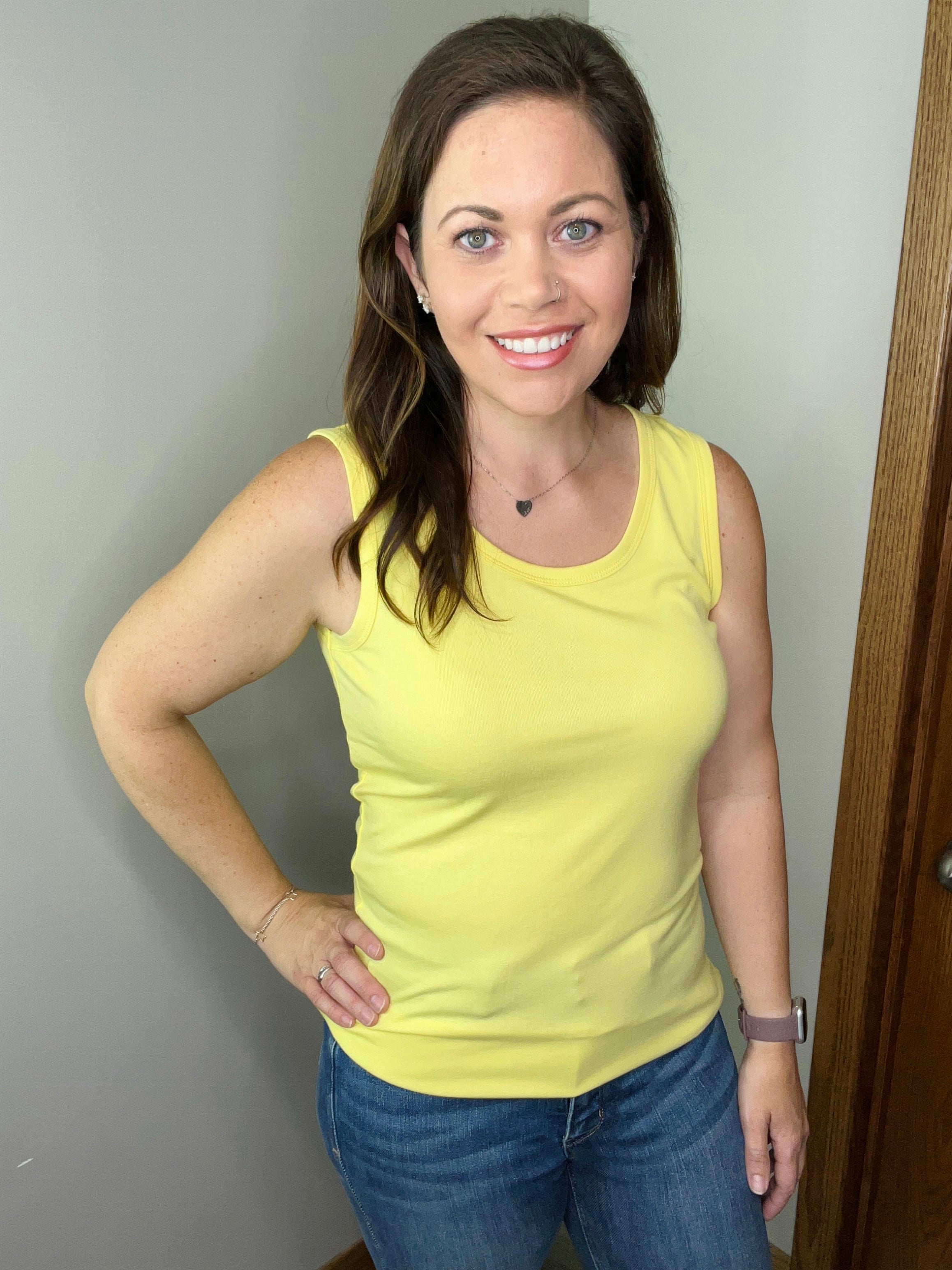 **Ava Tank- Yellow  FINAL SALE