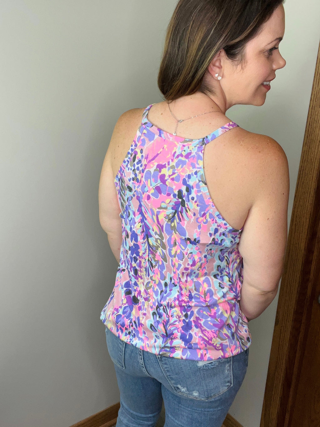 Hold Me Up Tank In Plum FINAL SALE