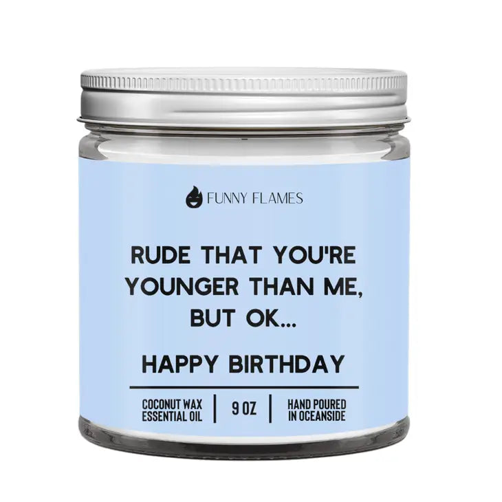 Birthday Funny Flames Candle