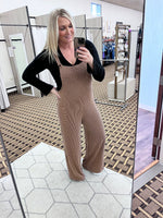 Load image into Gallery viewer, Puzzled Jumpsuit In Chestnut
