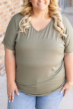 Load image into Gallery viewer, Chloe Cozy Tee - Olive
