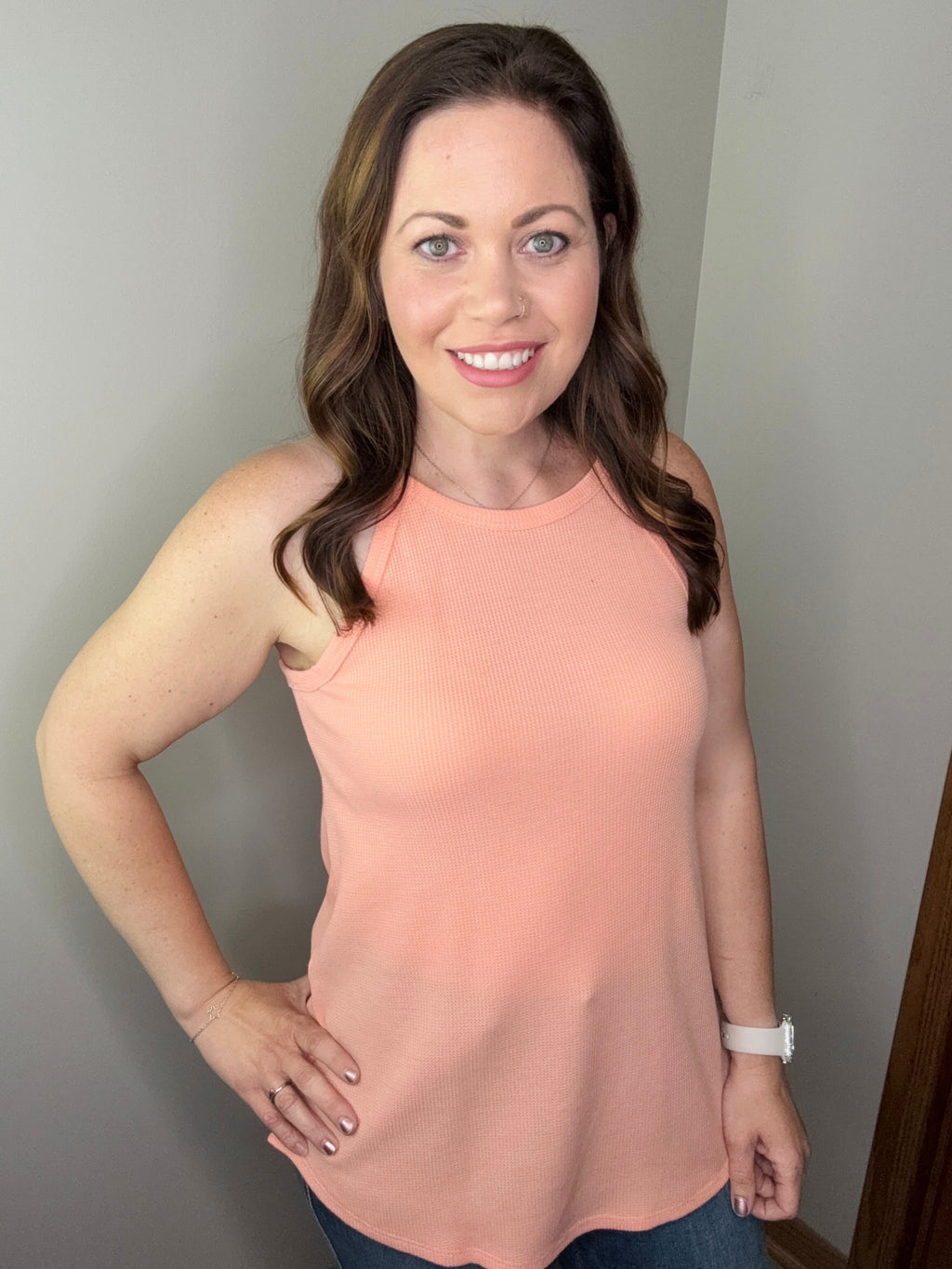 Orange Surprised Tank FINAL SALE