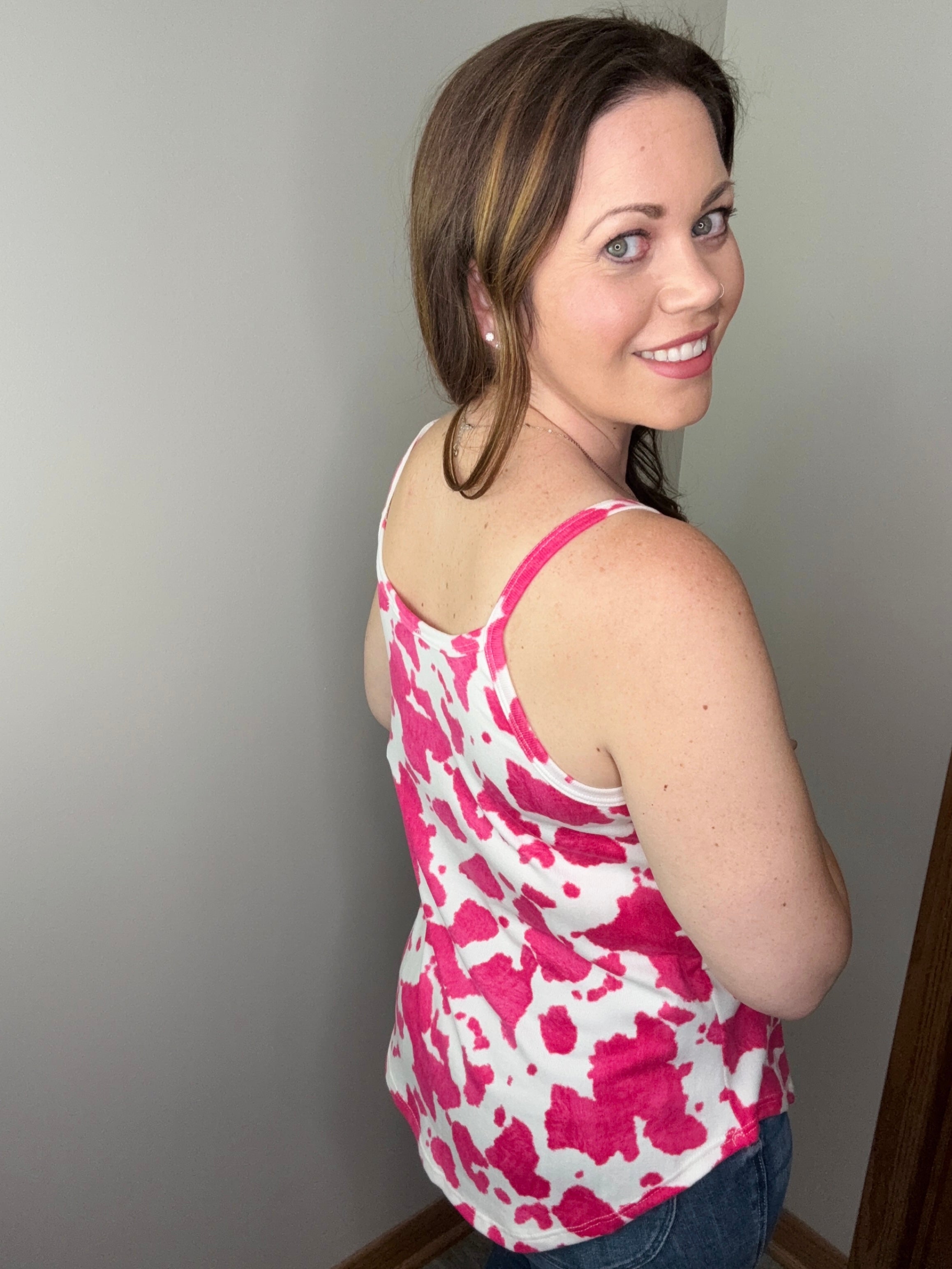 Pink Splash Tank FINAL SALE