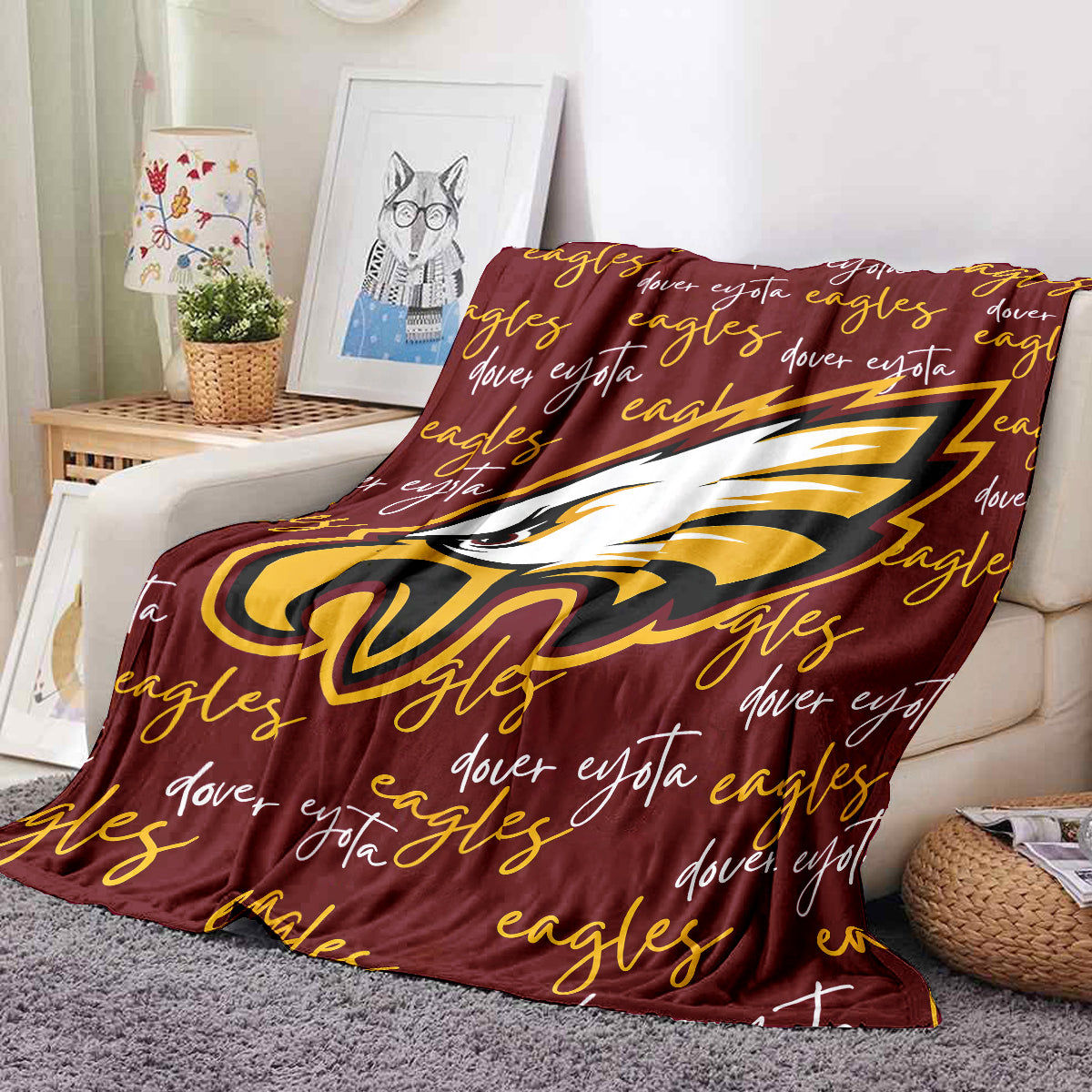 PRE-ORDER Dover Eyota Eagles Fleece Blanket