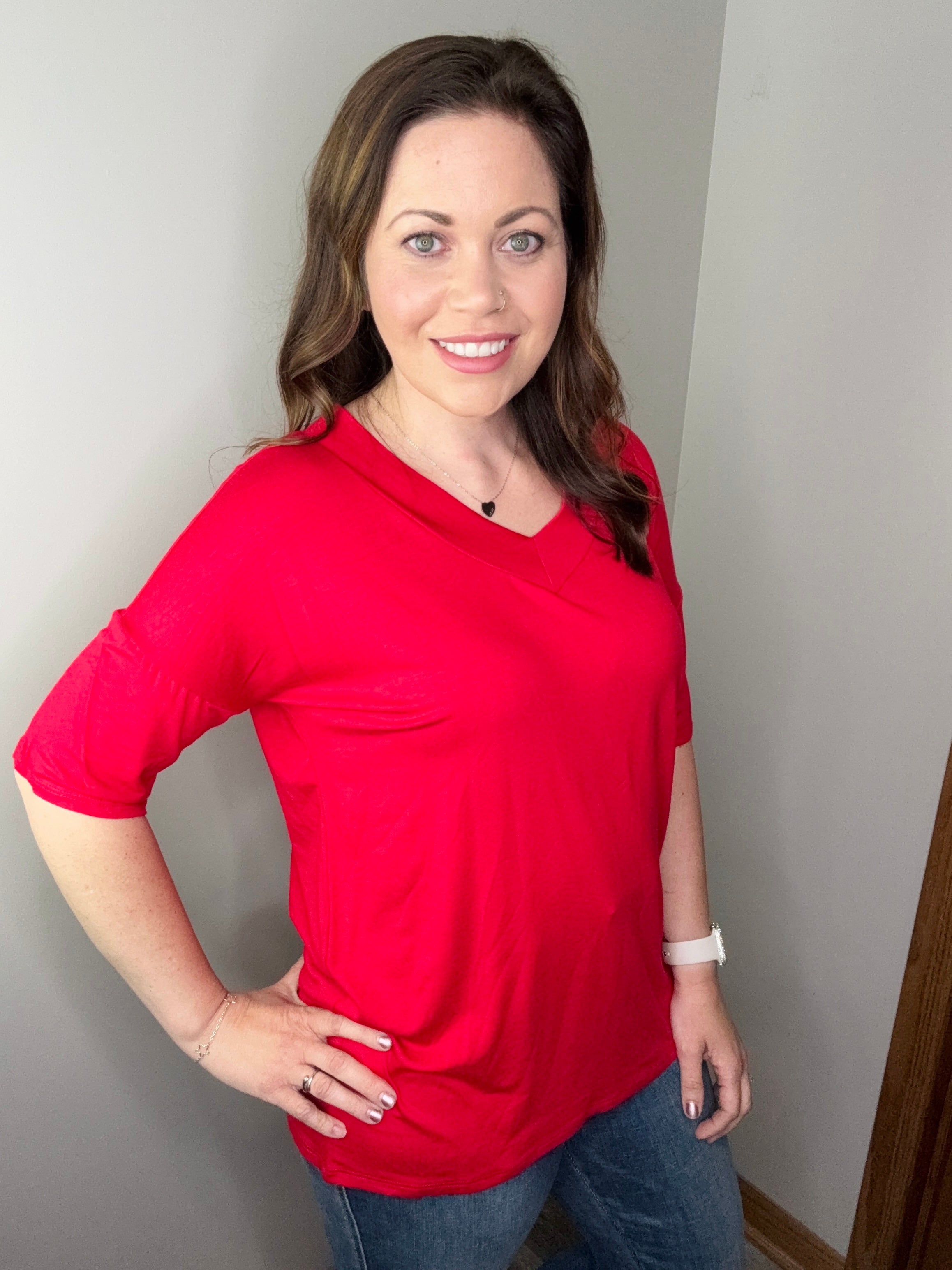 Remember Me Top In Red FINAL SALE