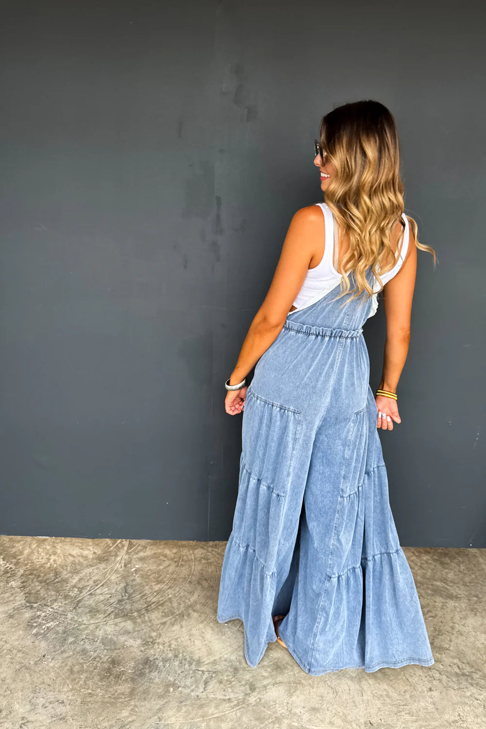 {Pre-Order} Boho & Lace Denim Overalls