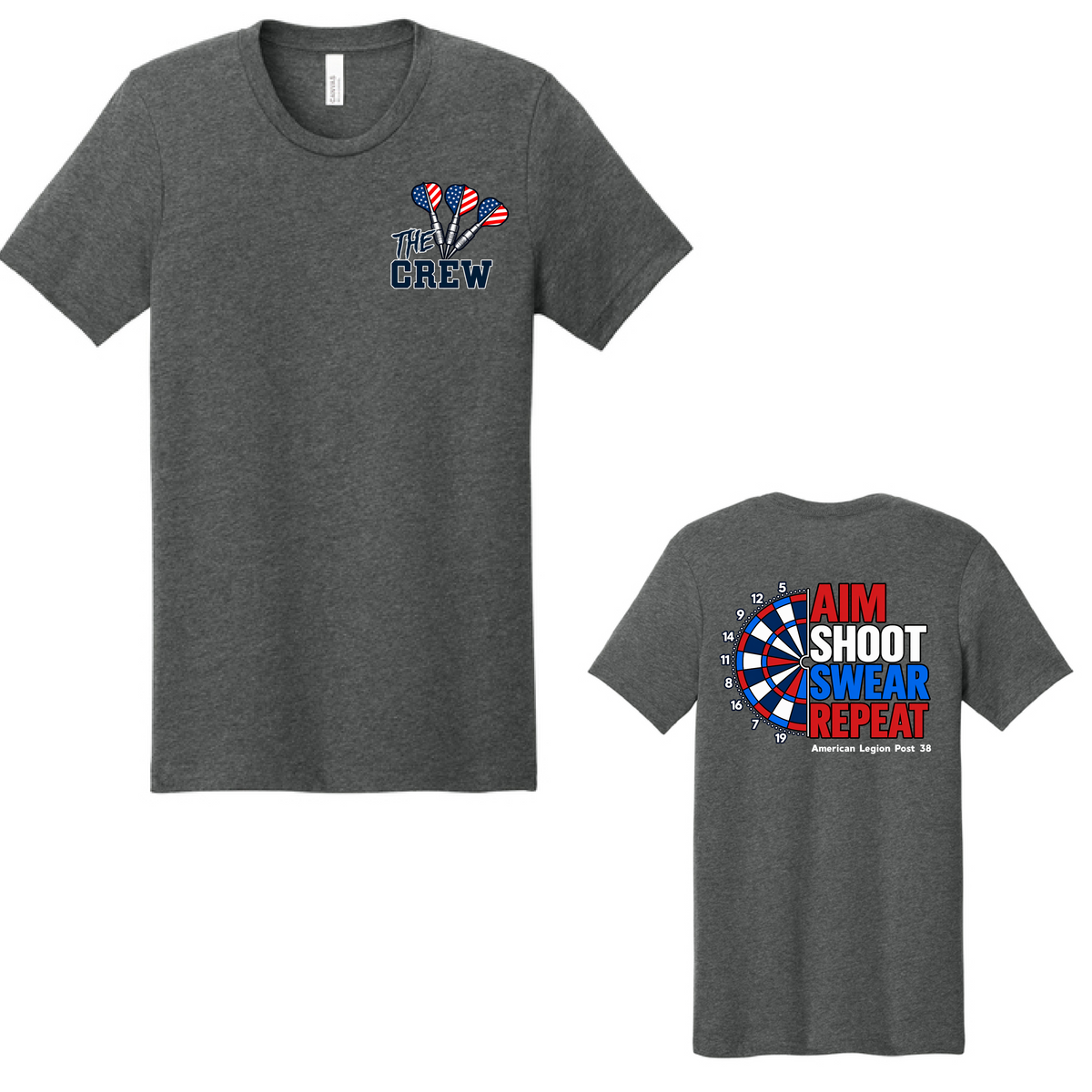 Legion Darts Tee- Front/Back
