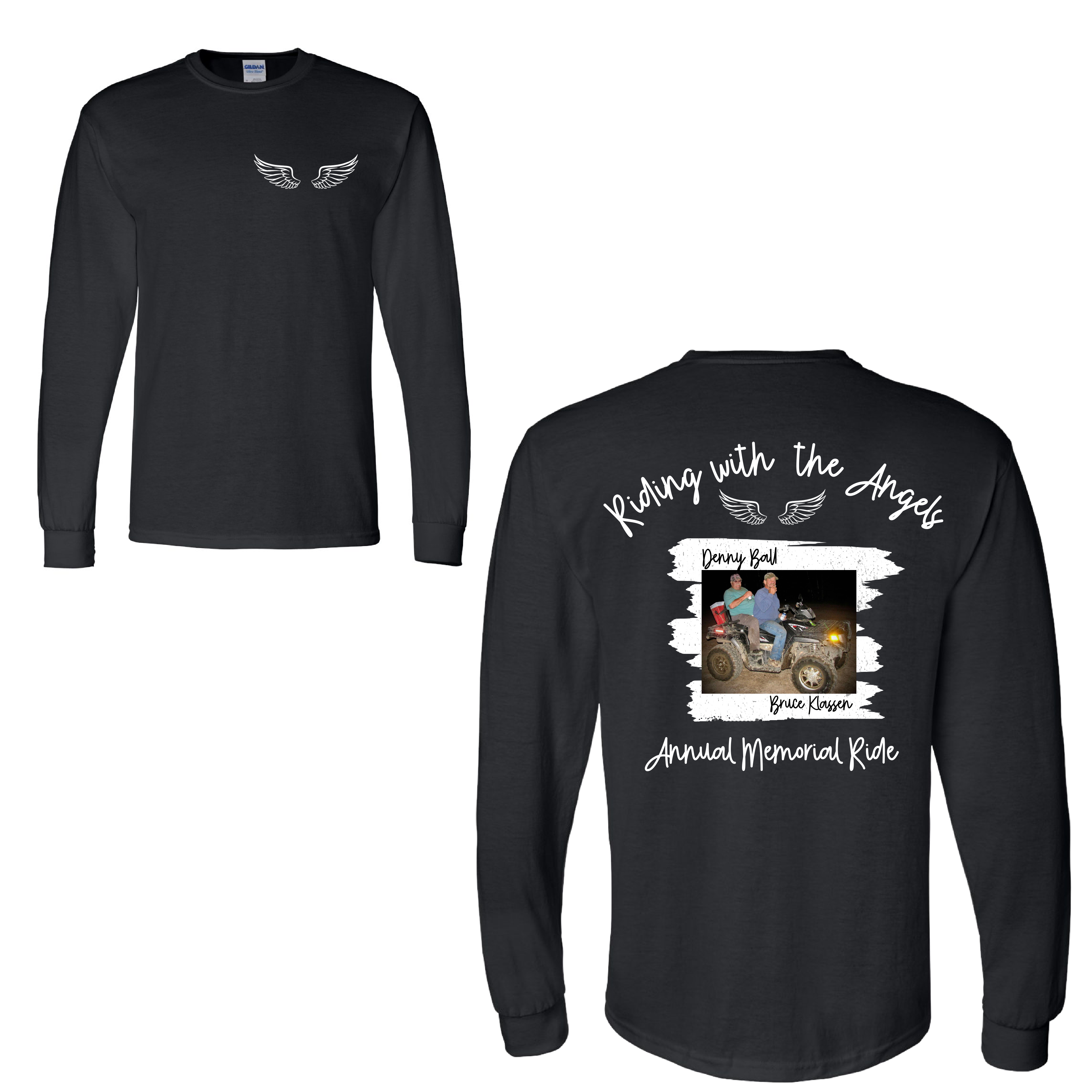 Riding With the Angels Annual Memorial Ride Long Sleeve- 5 colors!
