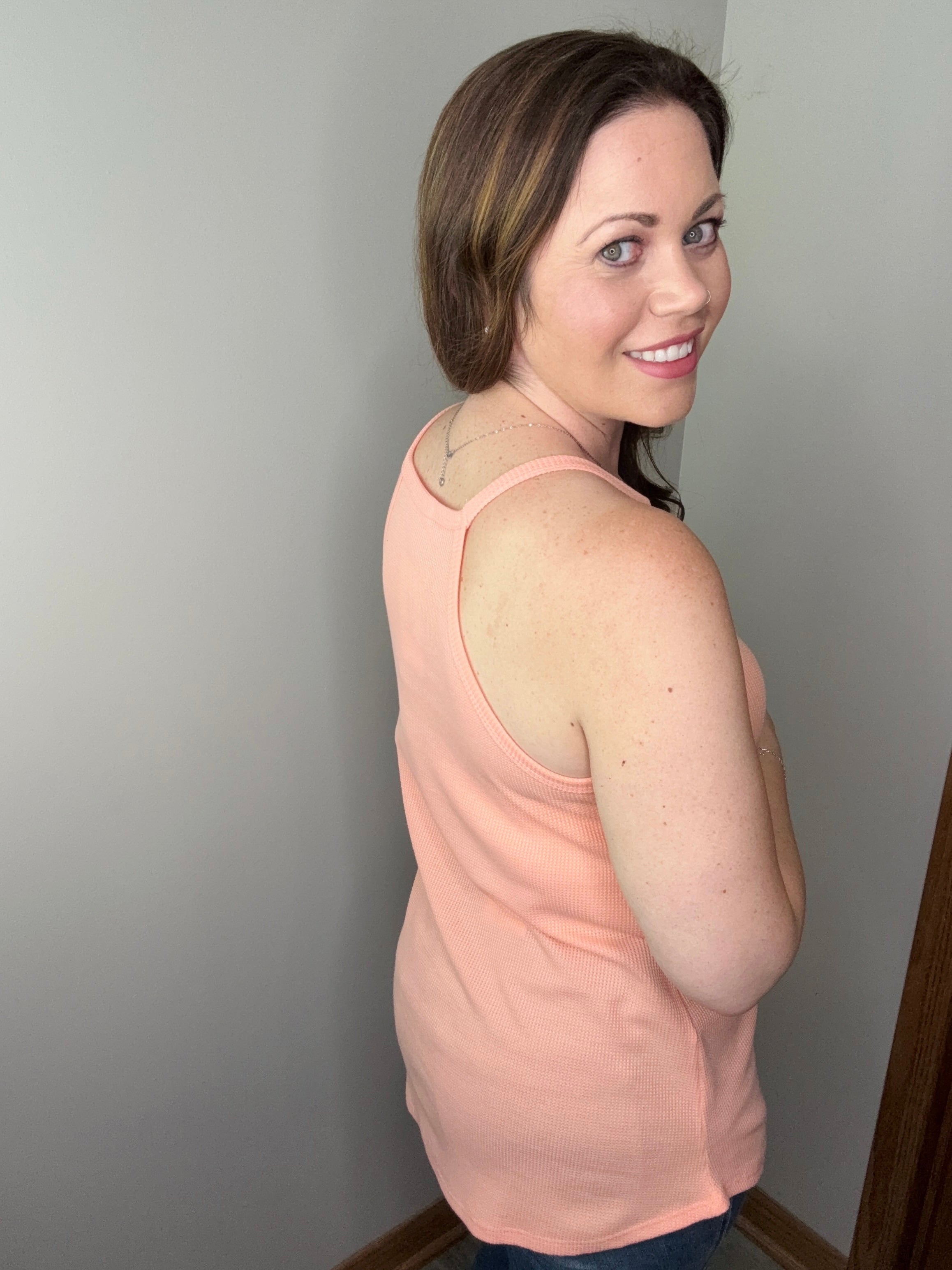 Orange Surprised Tank FINAL SALE