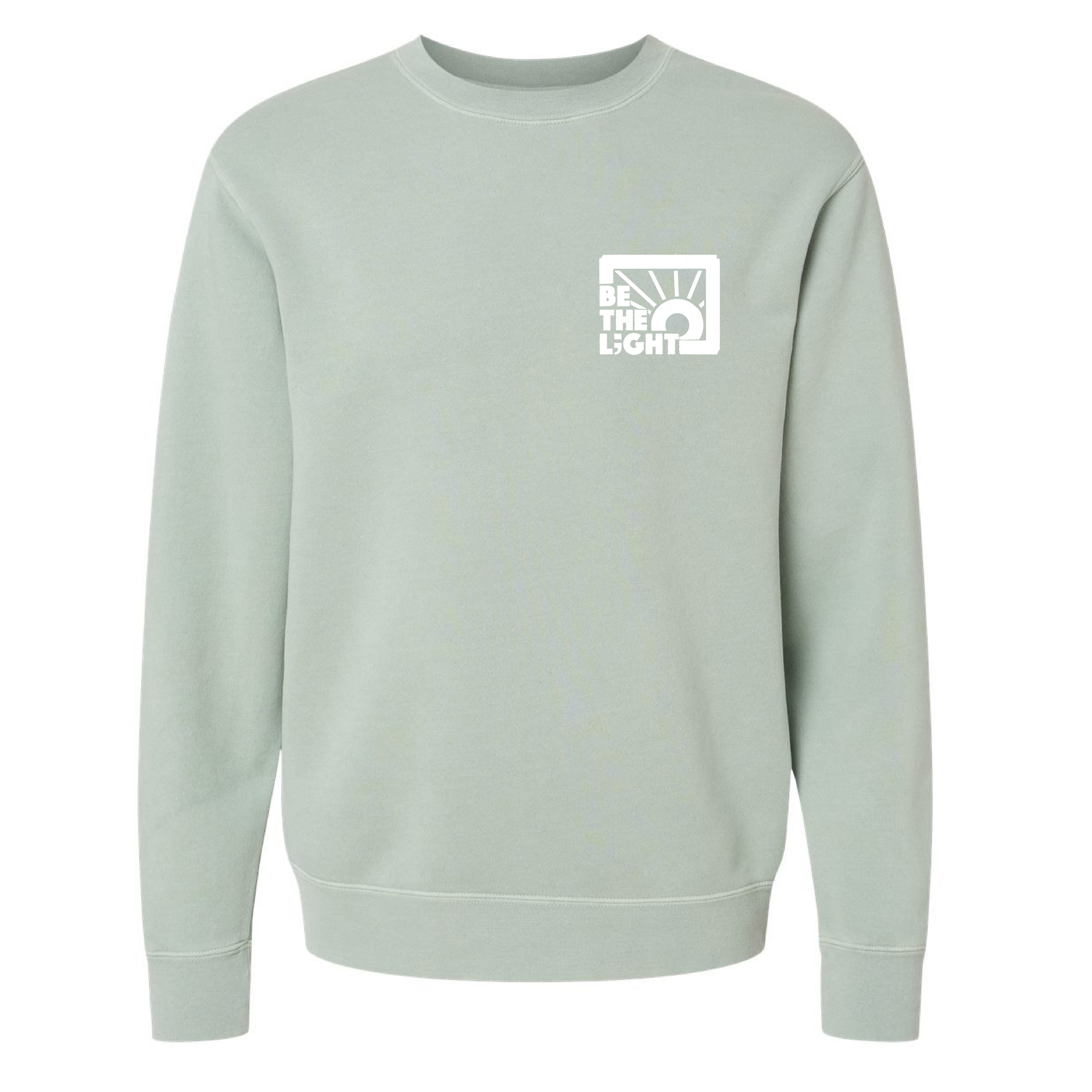 Be the Light Crew in Pigment Sage