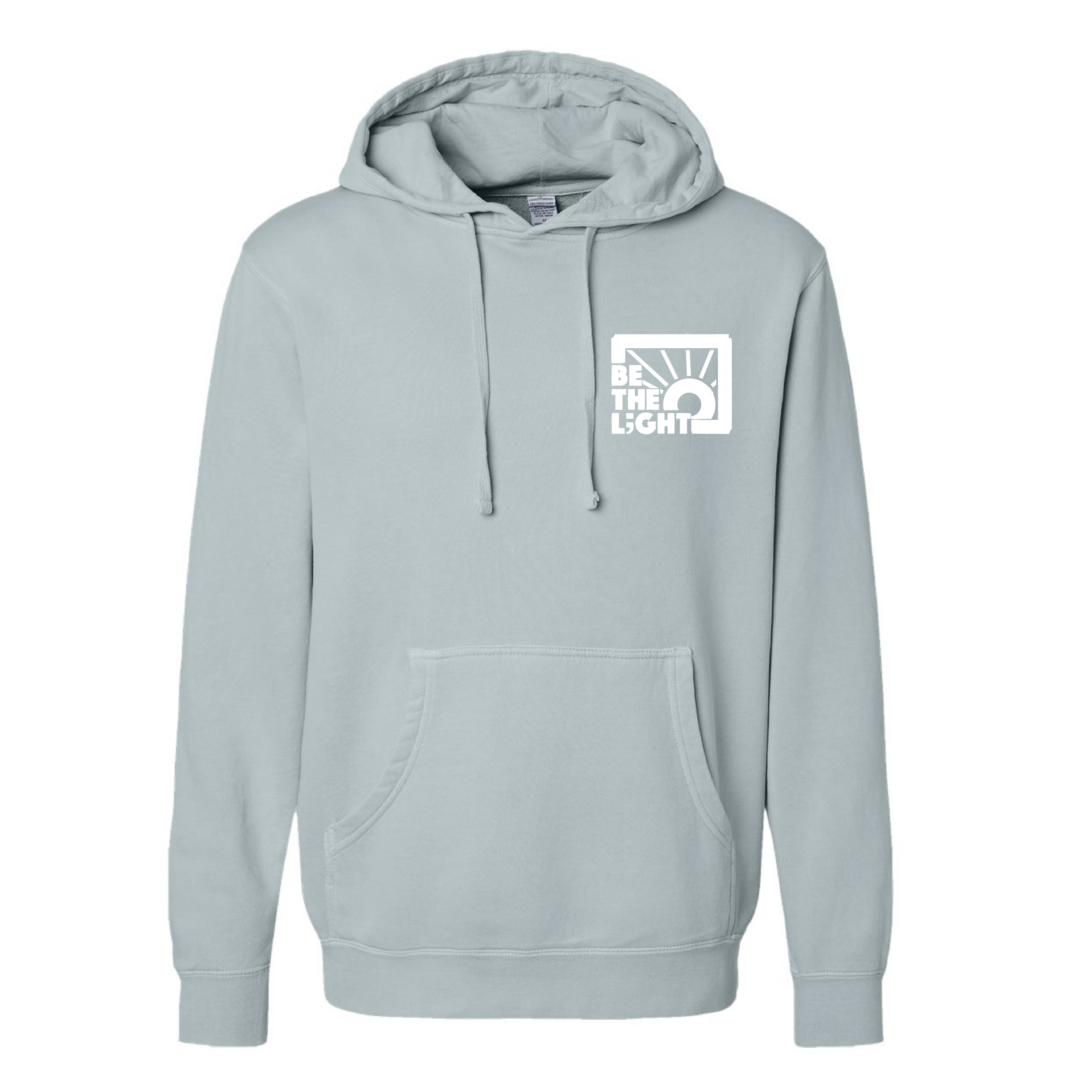 Be the Light Hoodie in Pigment Sage