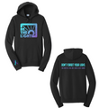 Be the Light Teal and Purple Hoodie