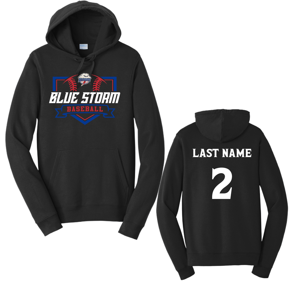 Blue Storm Baseball Home Plate Design