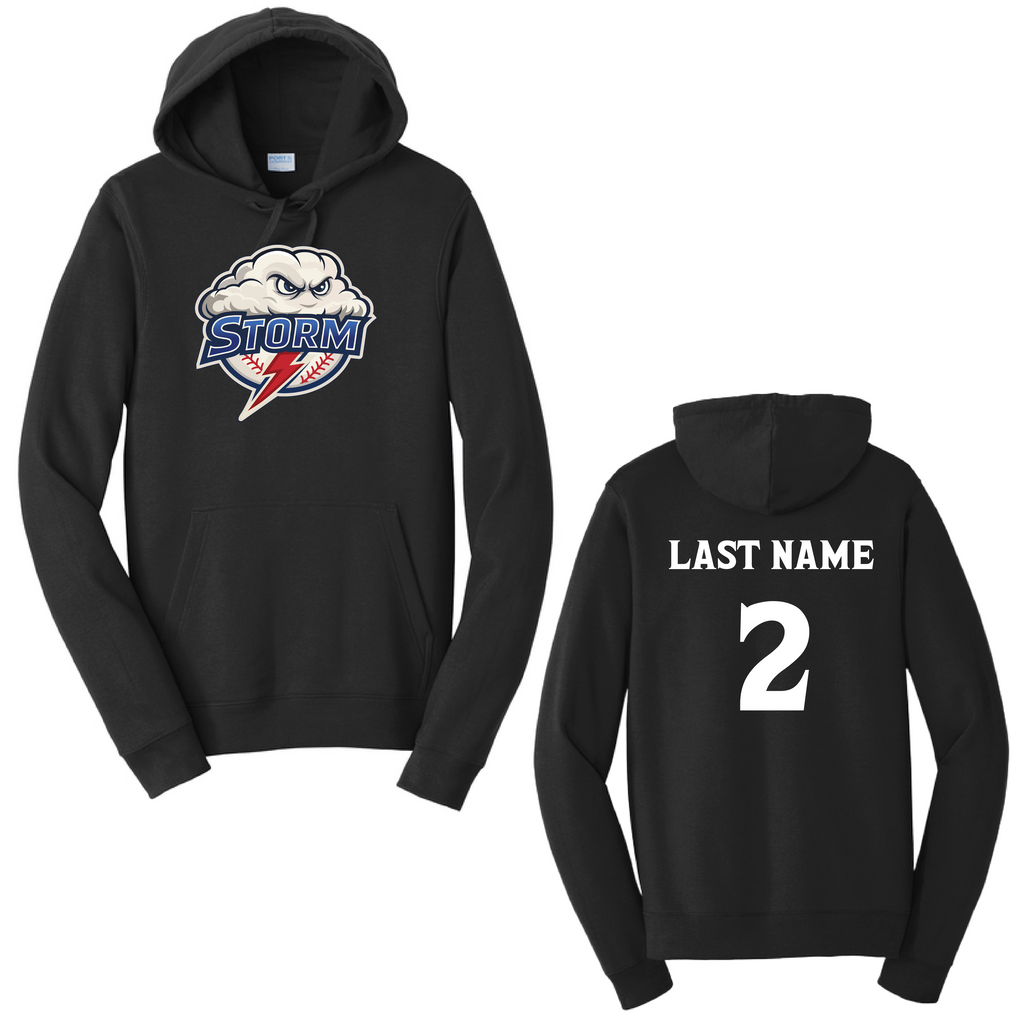 Blue Storm Baseball Logo