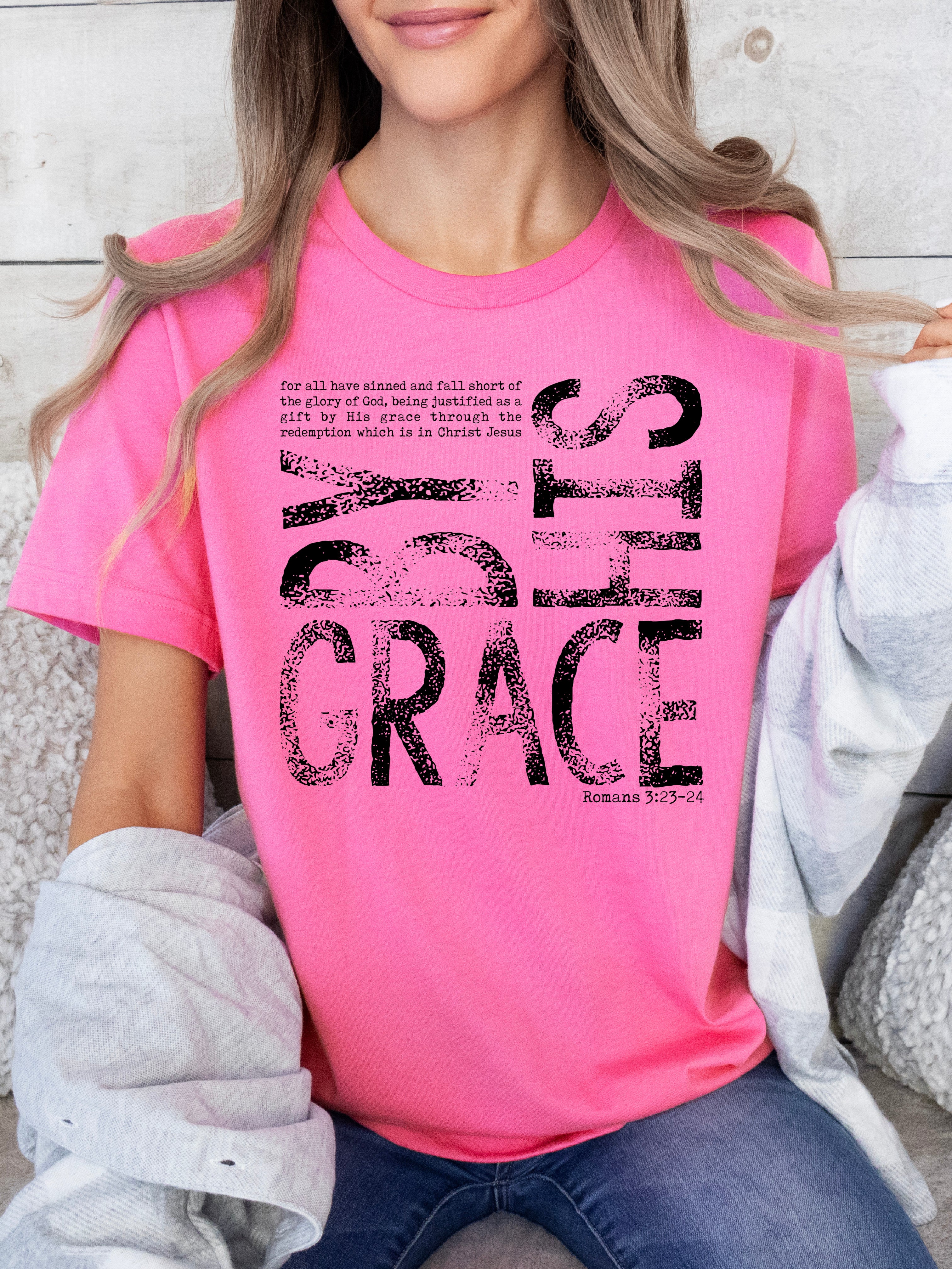 By His Grace Tee {More Colors}
