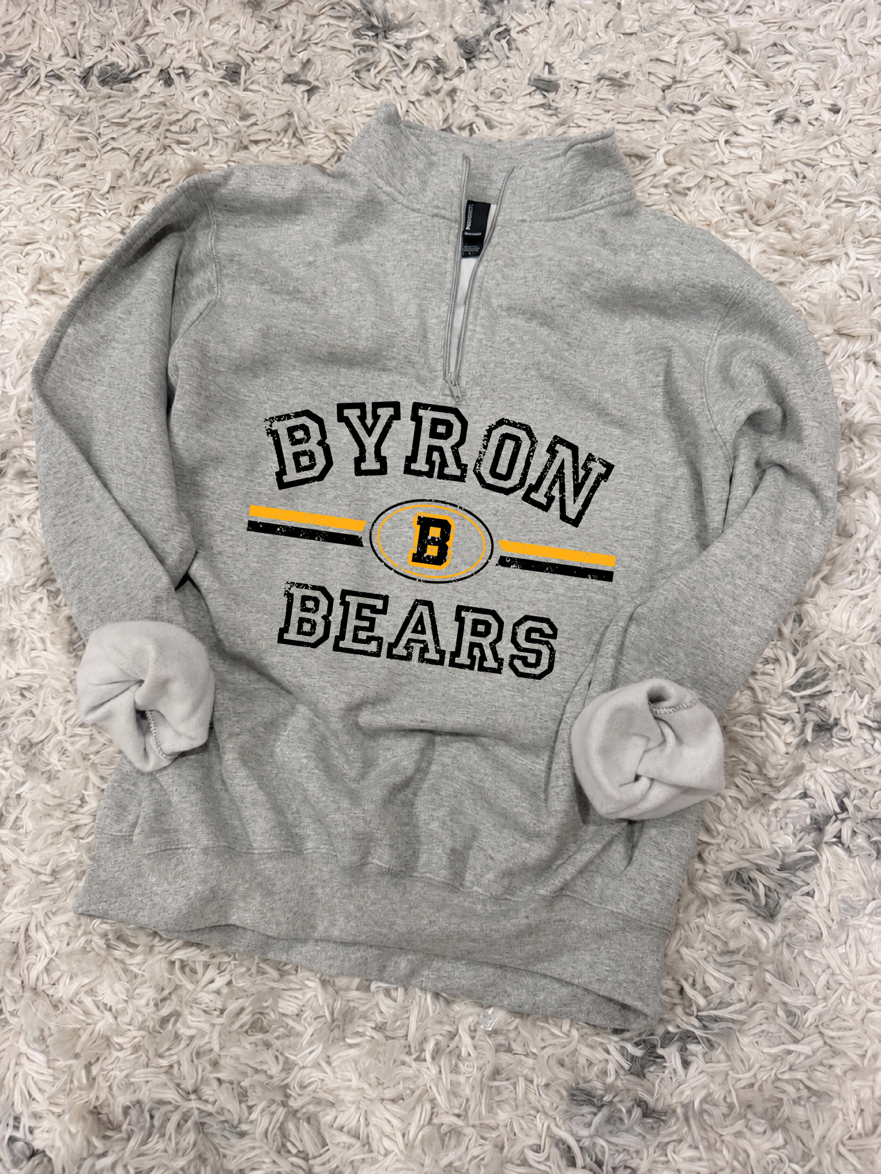 Byron Bears Quarter Zip Fleece
