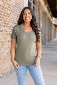 Chloe Cozy Tee - Olive