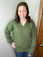 Load image into Gallery viewer, Loaded Sweater In Olive
