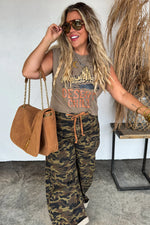 Load image into Gallery viewer, {Pre-Order} Brogan Camo Barrel Jeans
