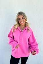 Load image into Gallery viewer, {Pre-Order} Laid Back Snap Button Pullover *HALF PAYMENT DUE NOW, HALF DUE ON ARRIVAL*
