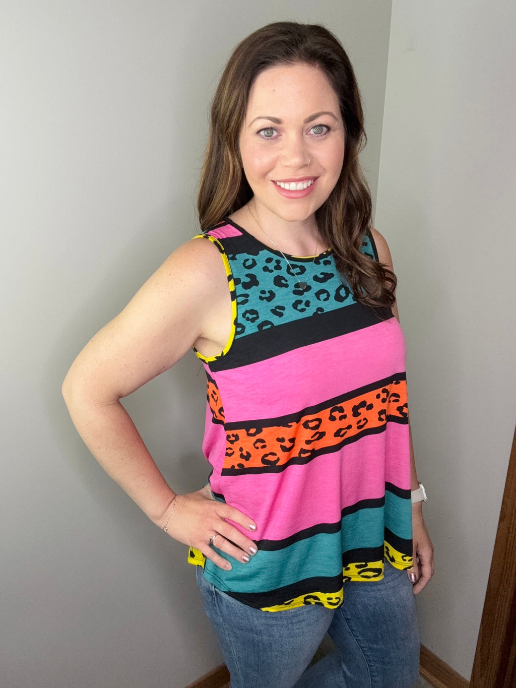 Wild Stripes Tank FINAL SALE