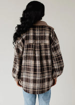 Load image into Gallery viewer, Huxley Plaid Jacket In Brown
